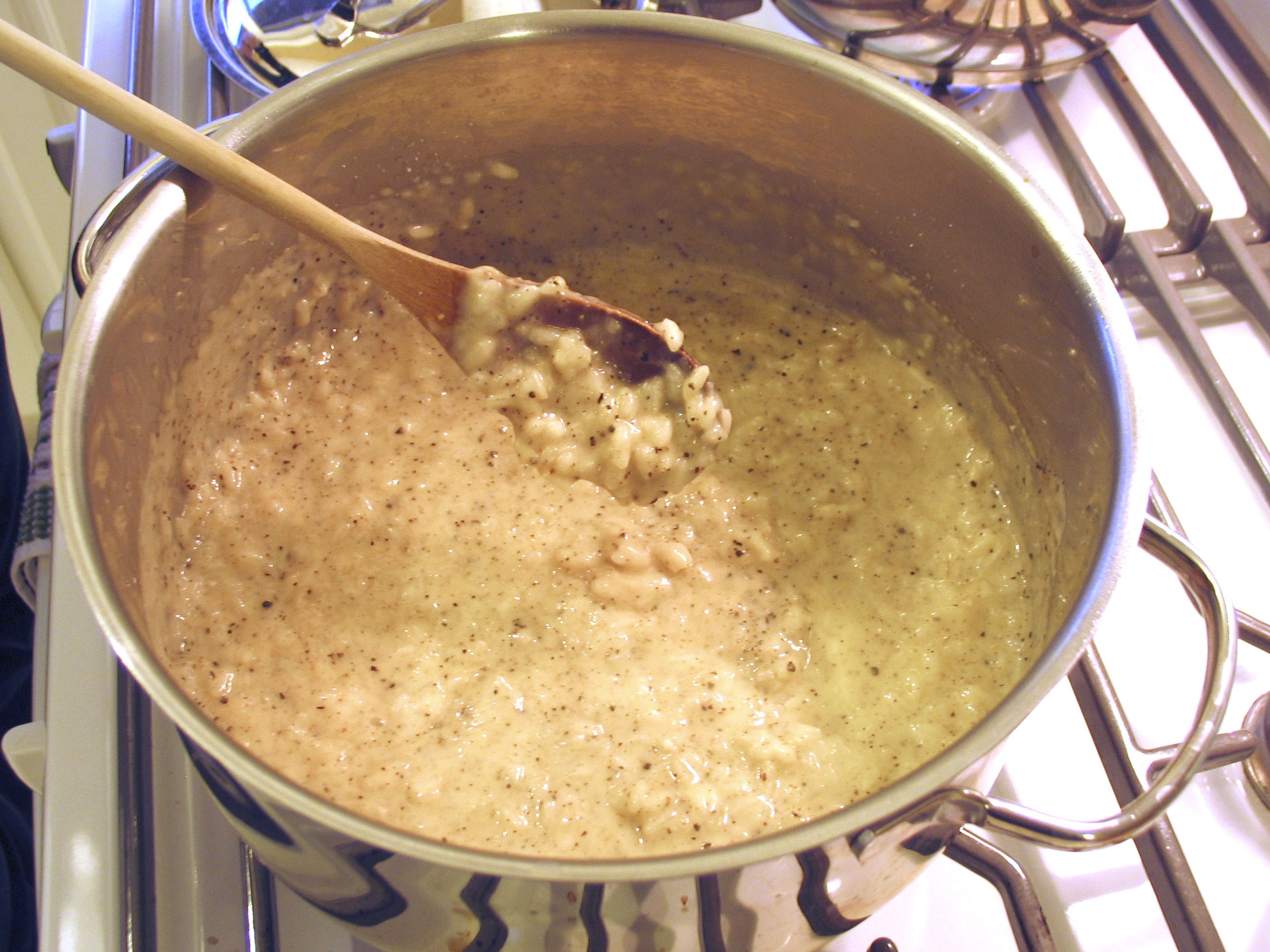 Pecorino and Pepper Risotto
