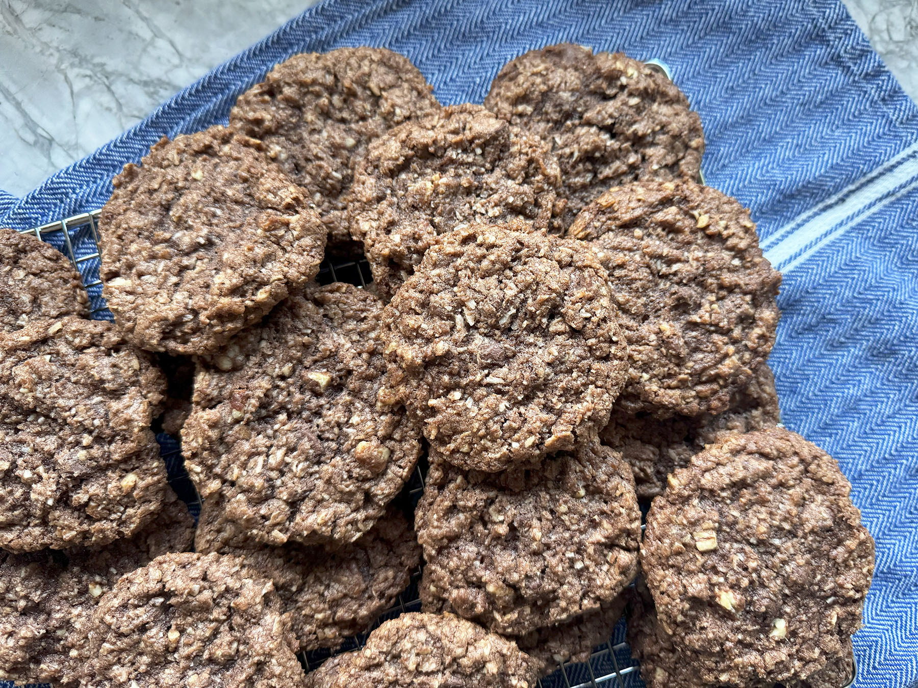 Double Chocolate Oatmeal Cookies
