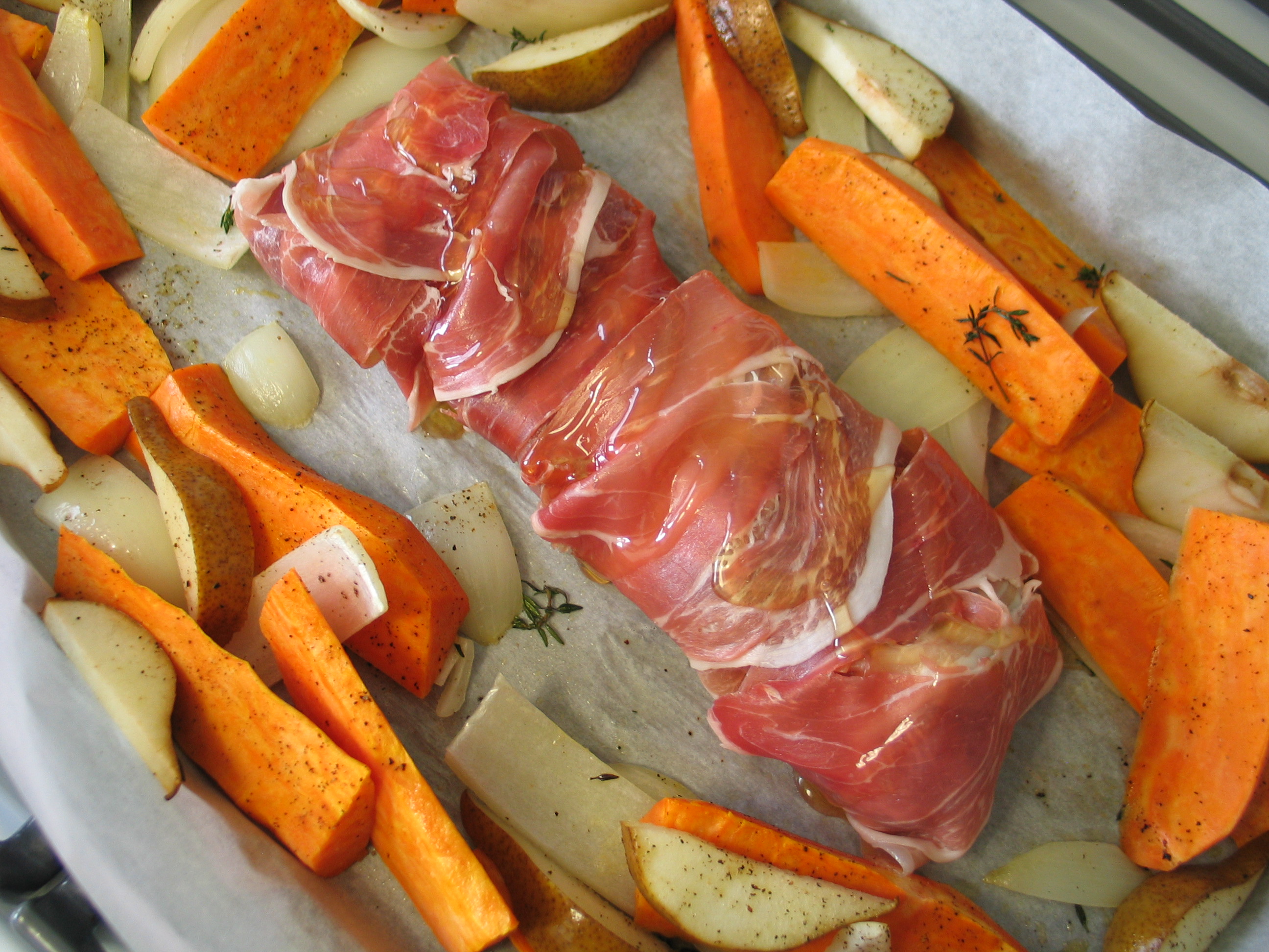 Prosciutto-Wrapped Pork Tenderloin