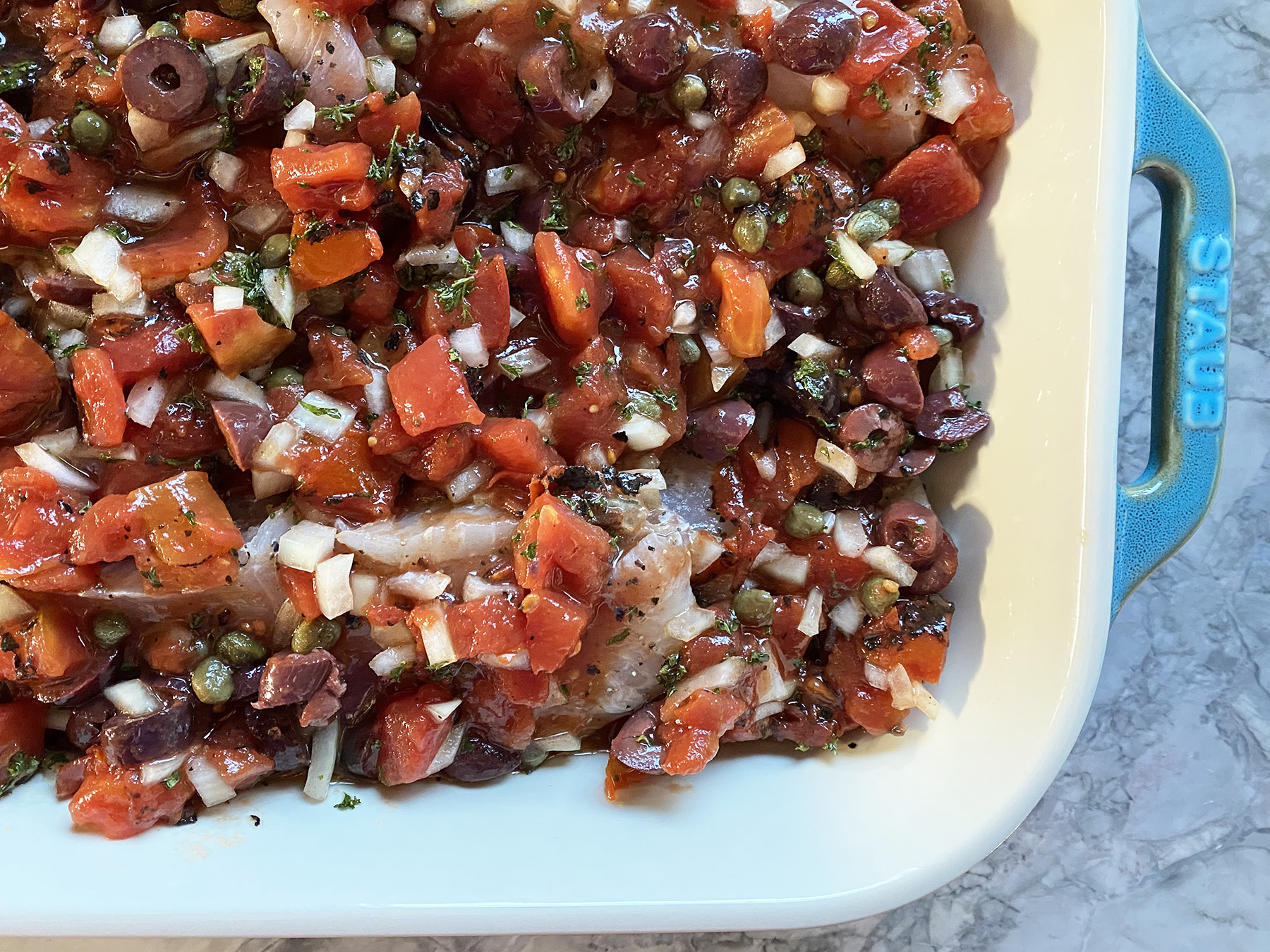 Mediterranean Sole Gratin