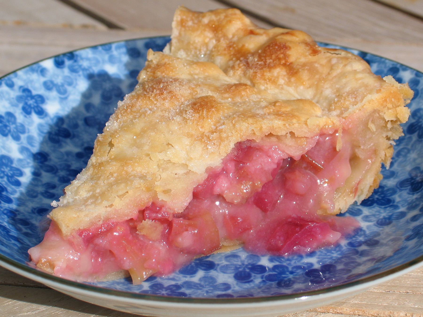 Rhubarb Custard Pie