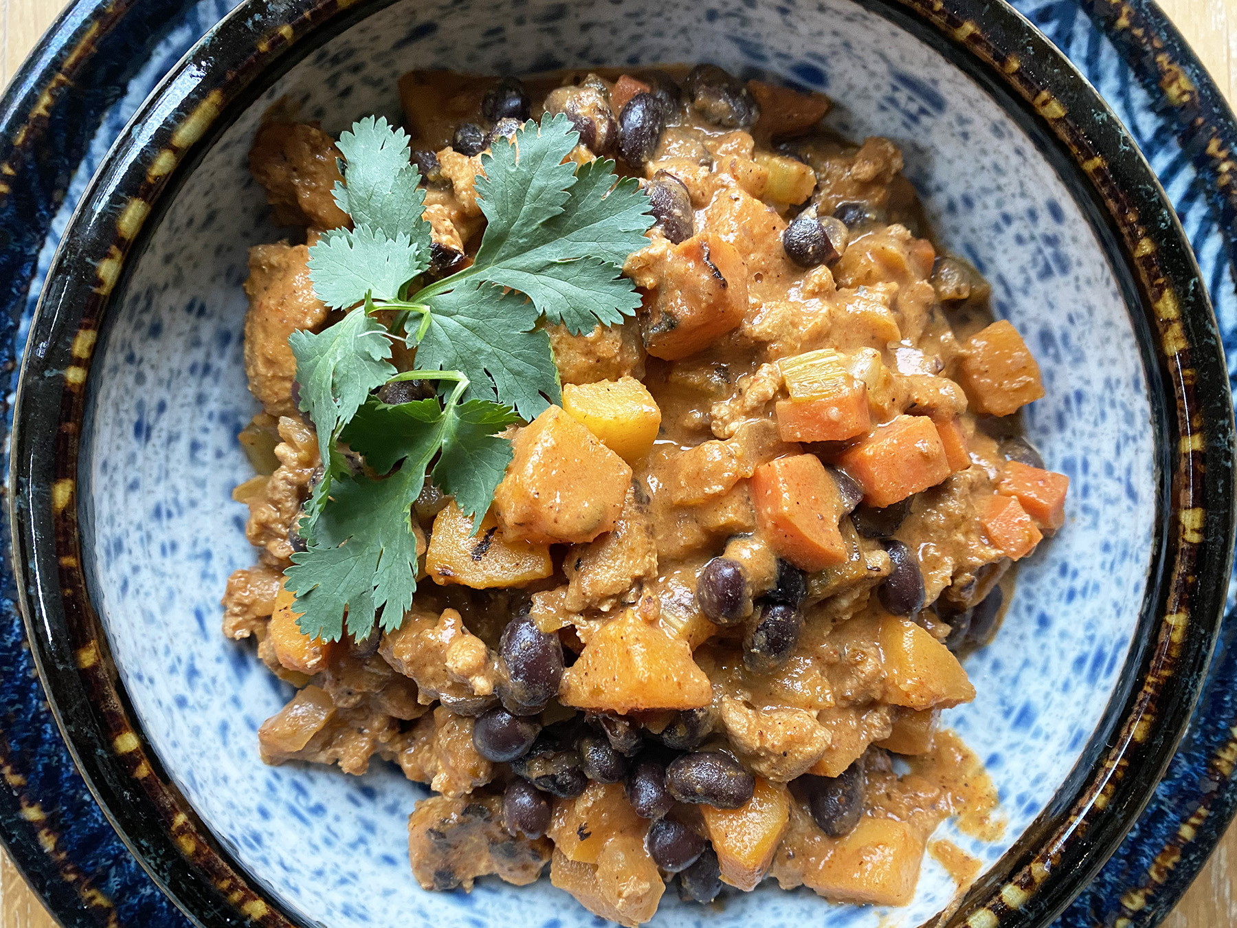 Turkey-Apple-Squash Chili (Slow Cooker)