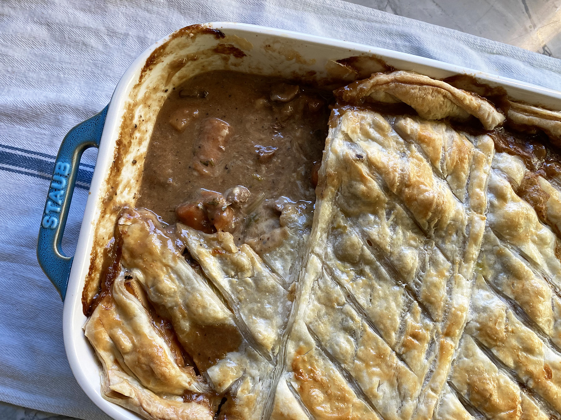 Steak and Guinness Pie