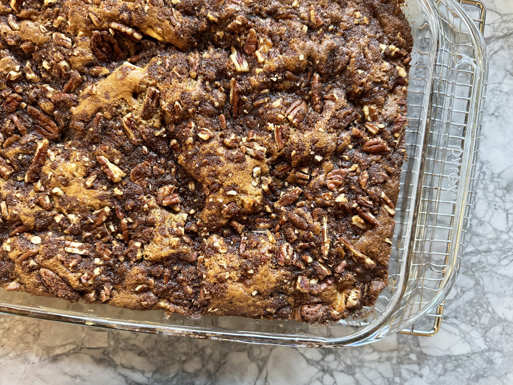 Rhubarb Coffee Cake (9 x 13) (or Apple!)