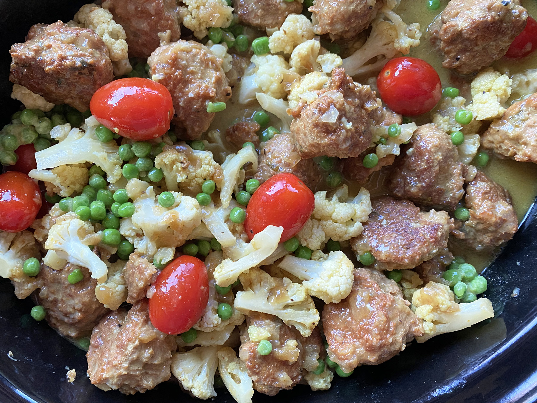Turkey Meatball Korma (Slow Cooker)