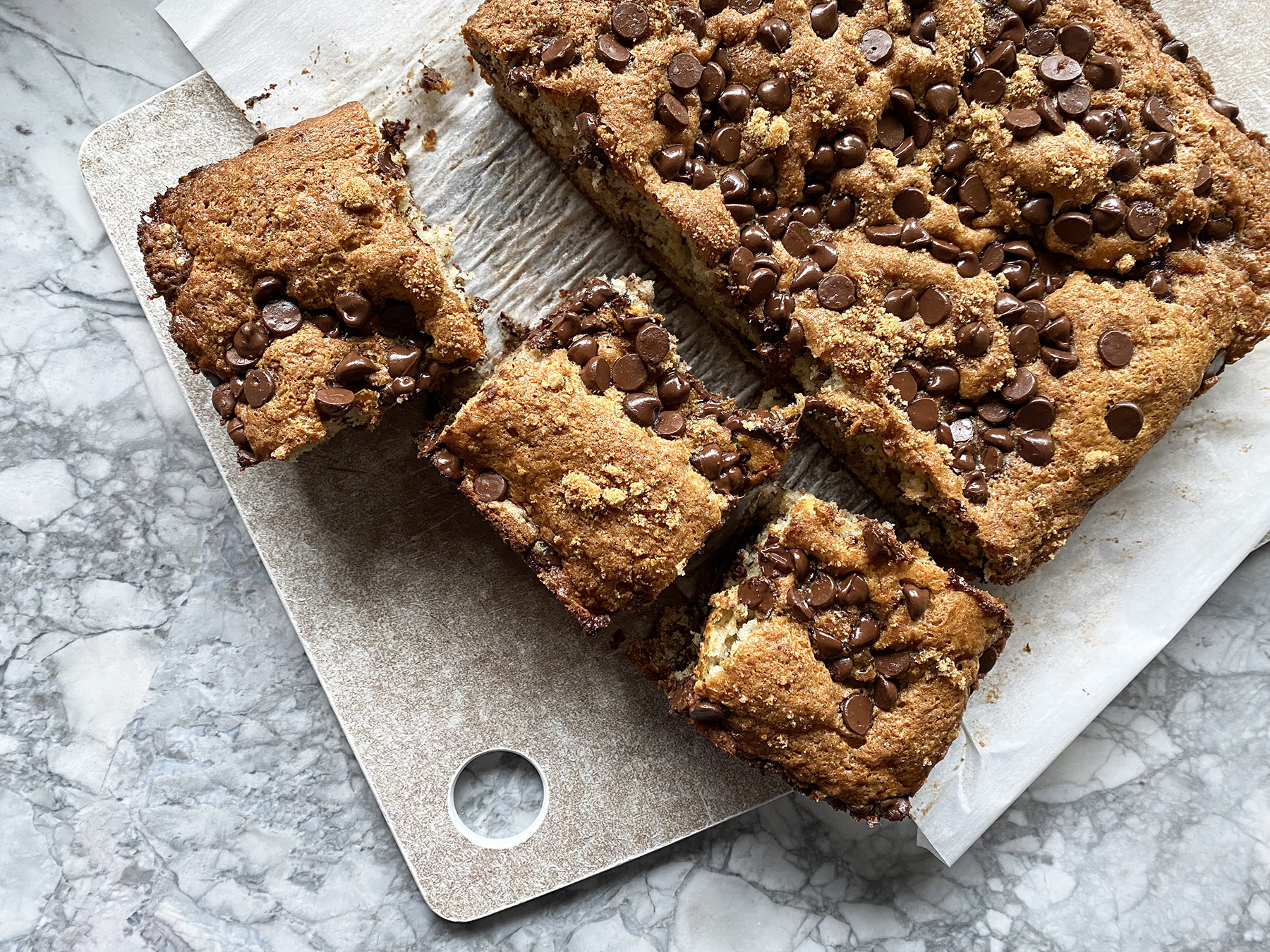 Banana-Chocolate Coffee Cake
