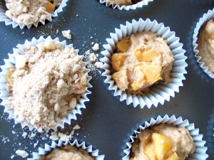 Peach Cobbler Muffins