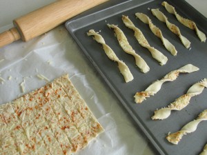 Puff Pastry Cheese Straws