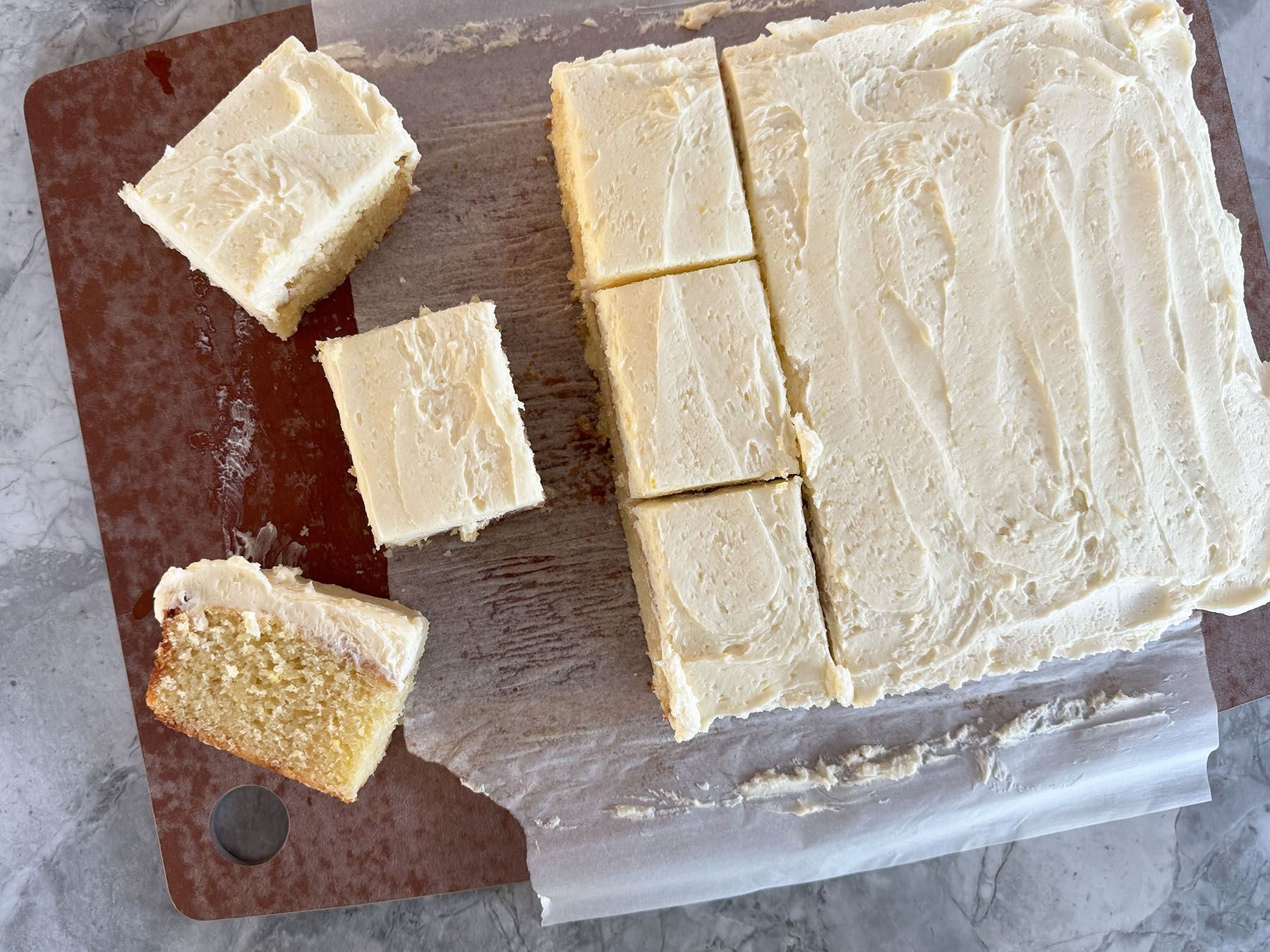 Lemon Cake (with Buttercream Frosting)