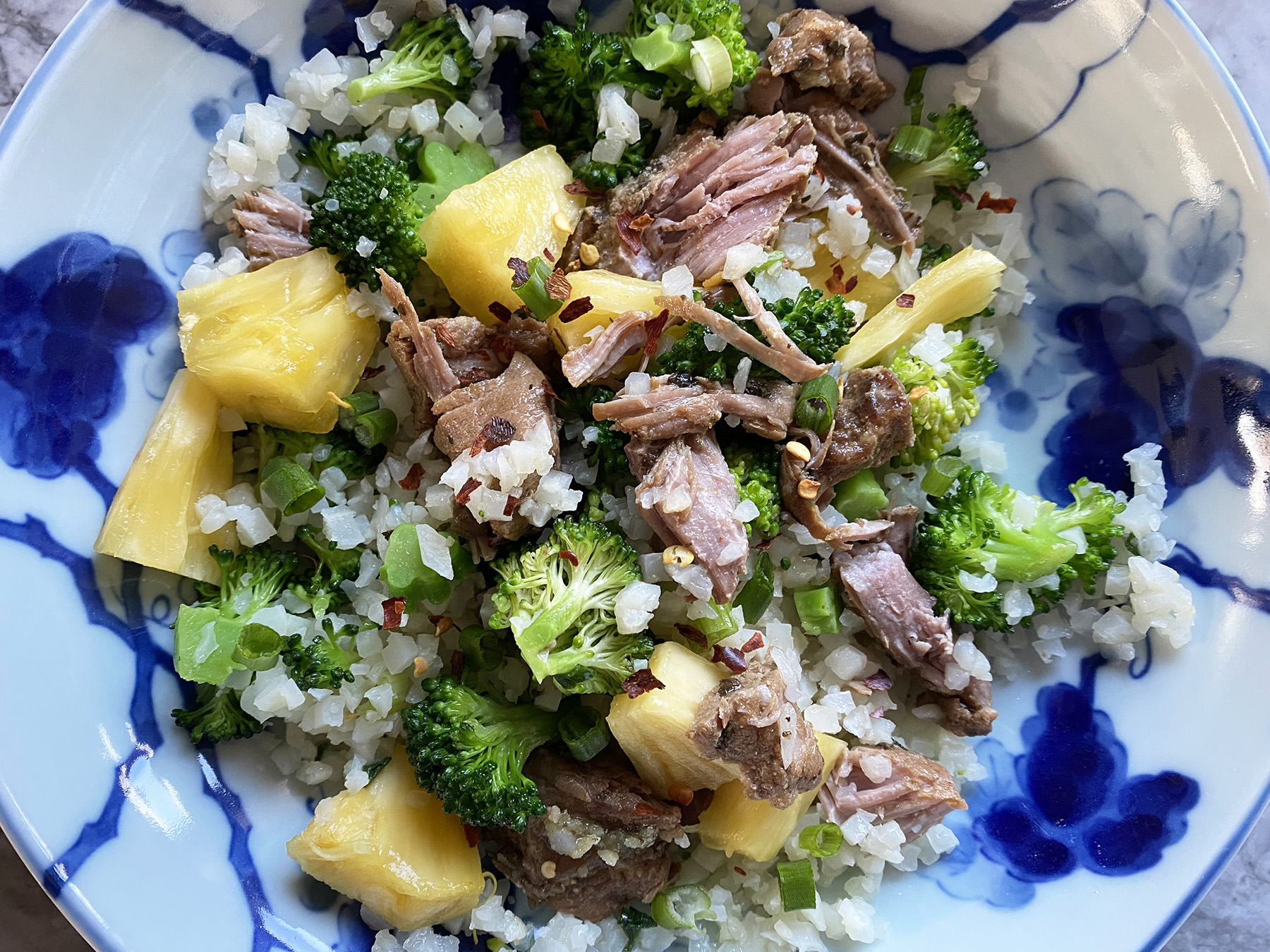Spicy Pineapple Pork (Pressure Cooker)