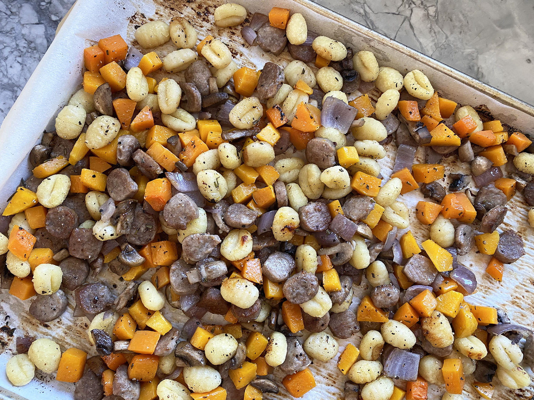 Crispy Sheet Pan Gnocchi