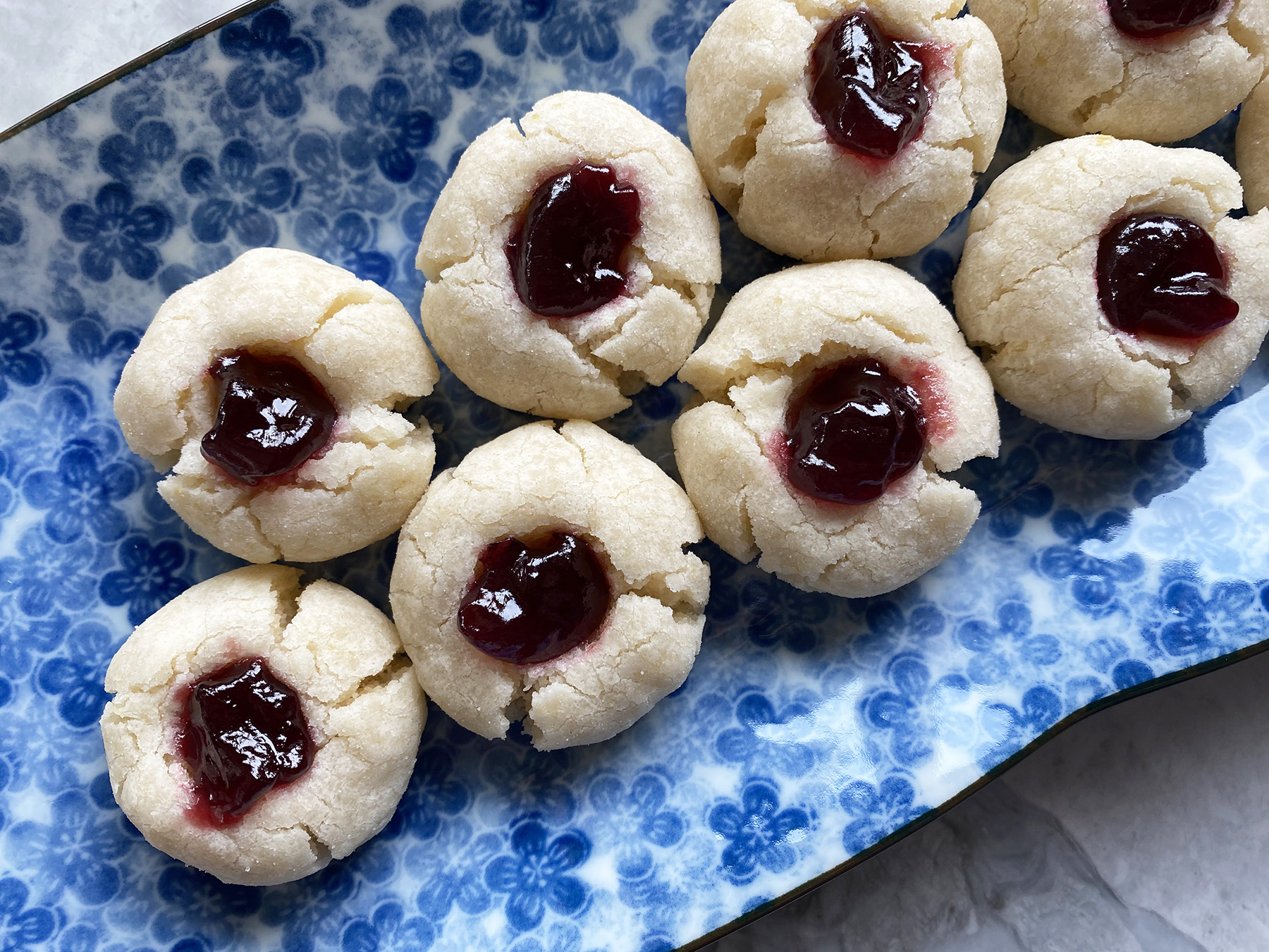Thumbprints (Lemon-Raspberry)