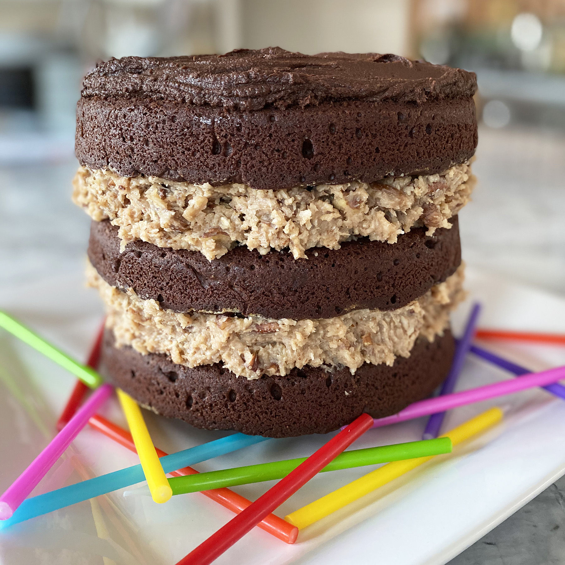 Decadent German Chocolate Cake