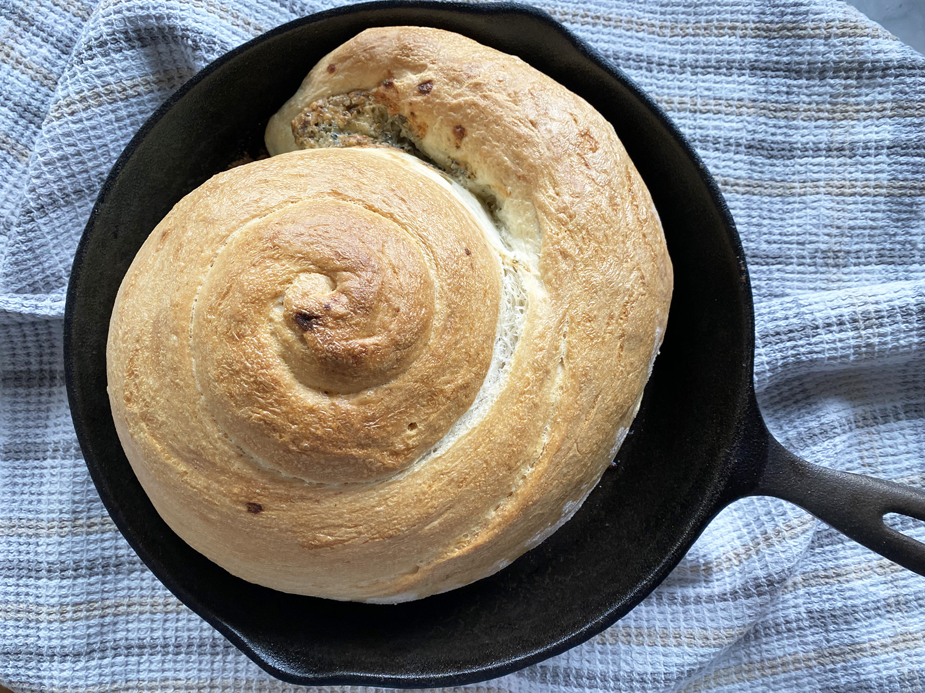 Blue Cheese Swirl Bread