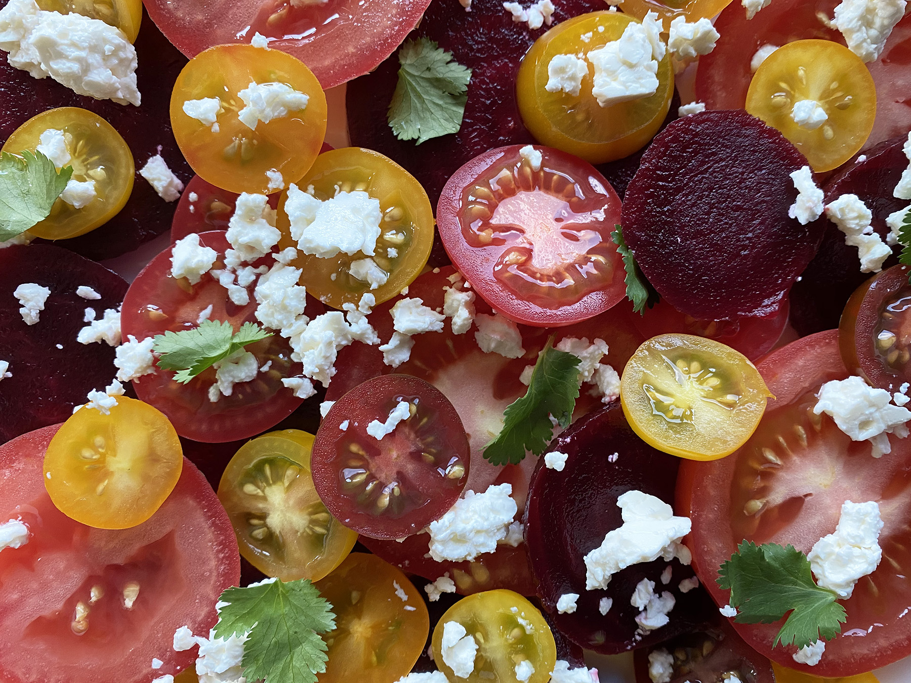 Tomato and Beet Salad