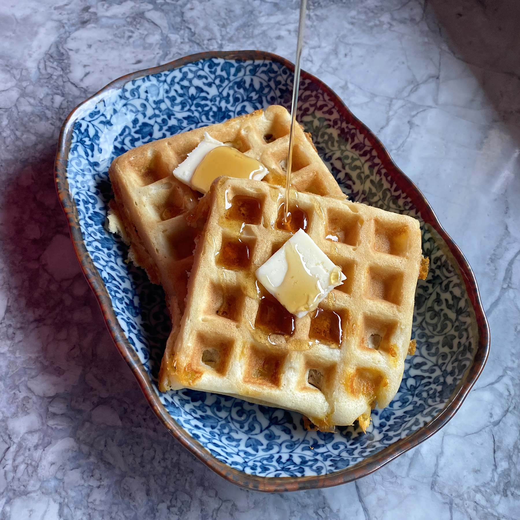 Cheddar Cheese Waffles