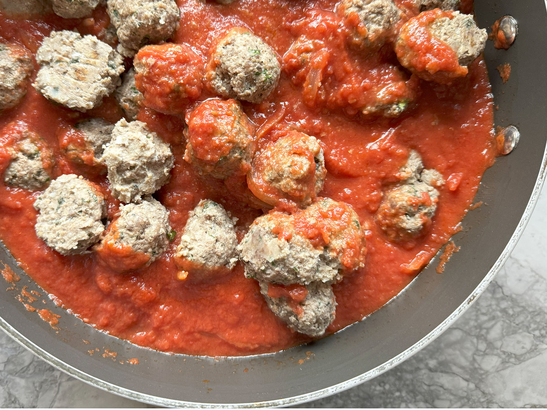 Bison (or Beef) and Ricotta Meatballs