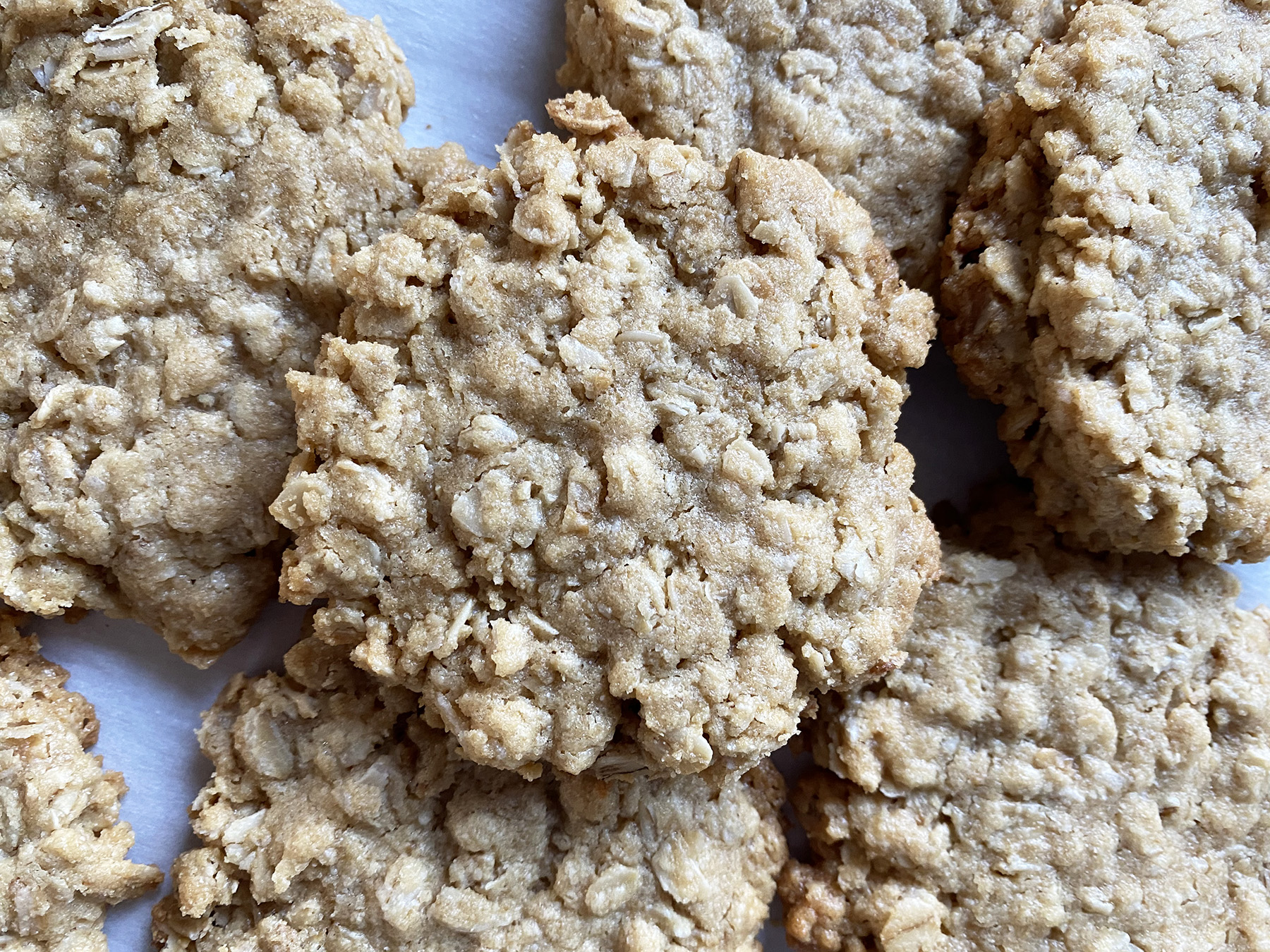 Quick Tahini Oatmeal Cookies