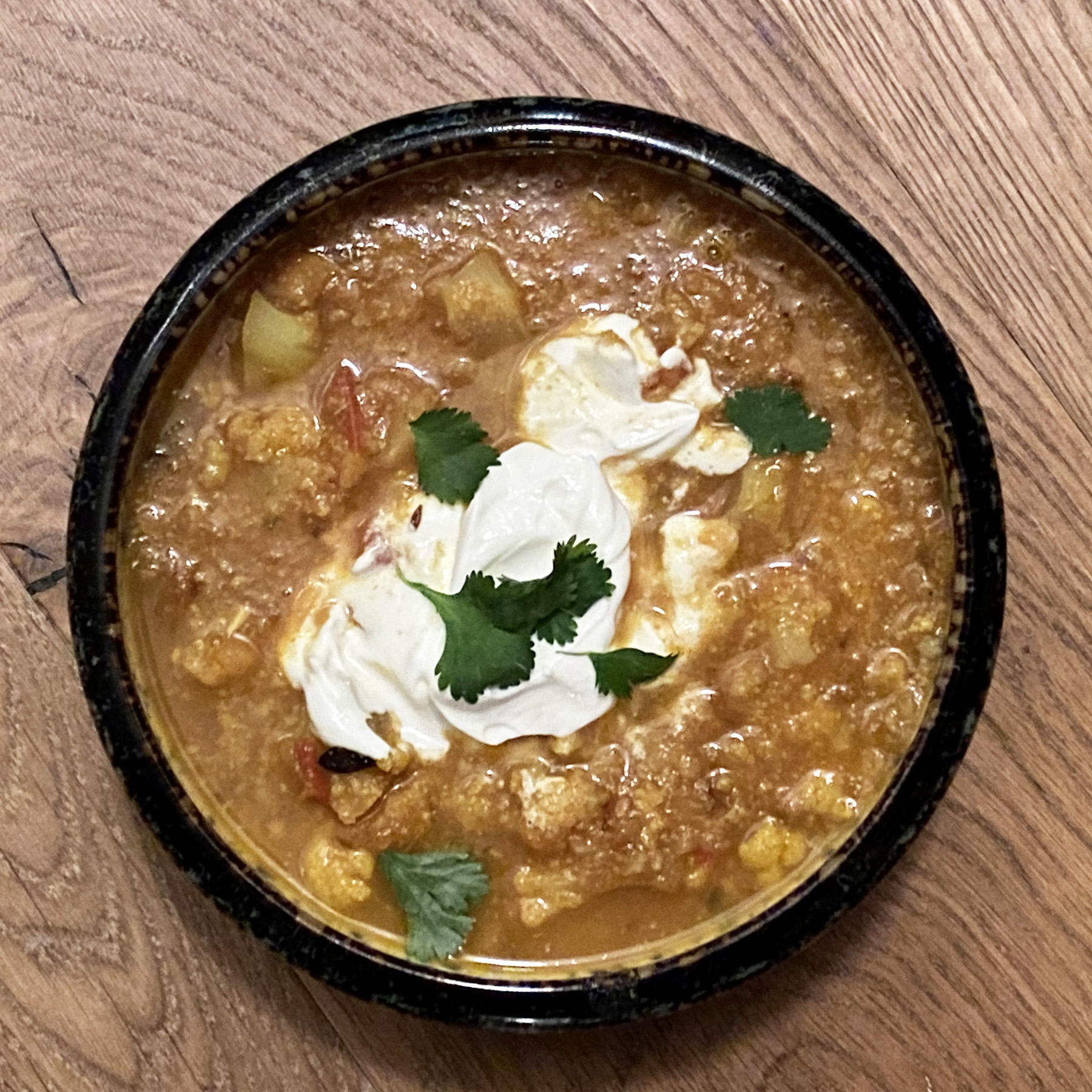 Spiced Cauliflower Soup