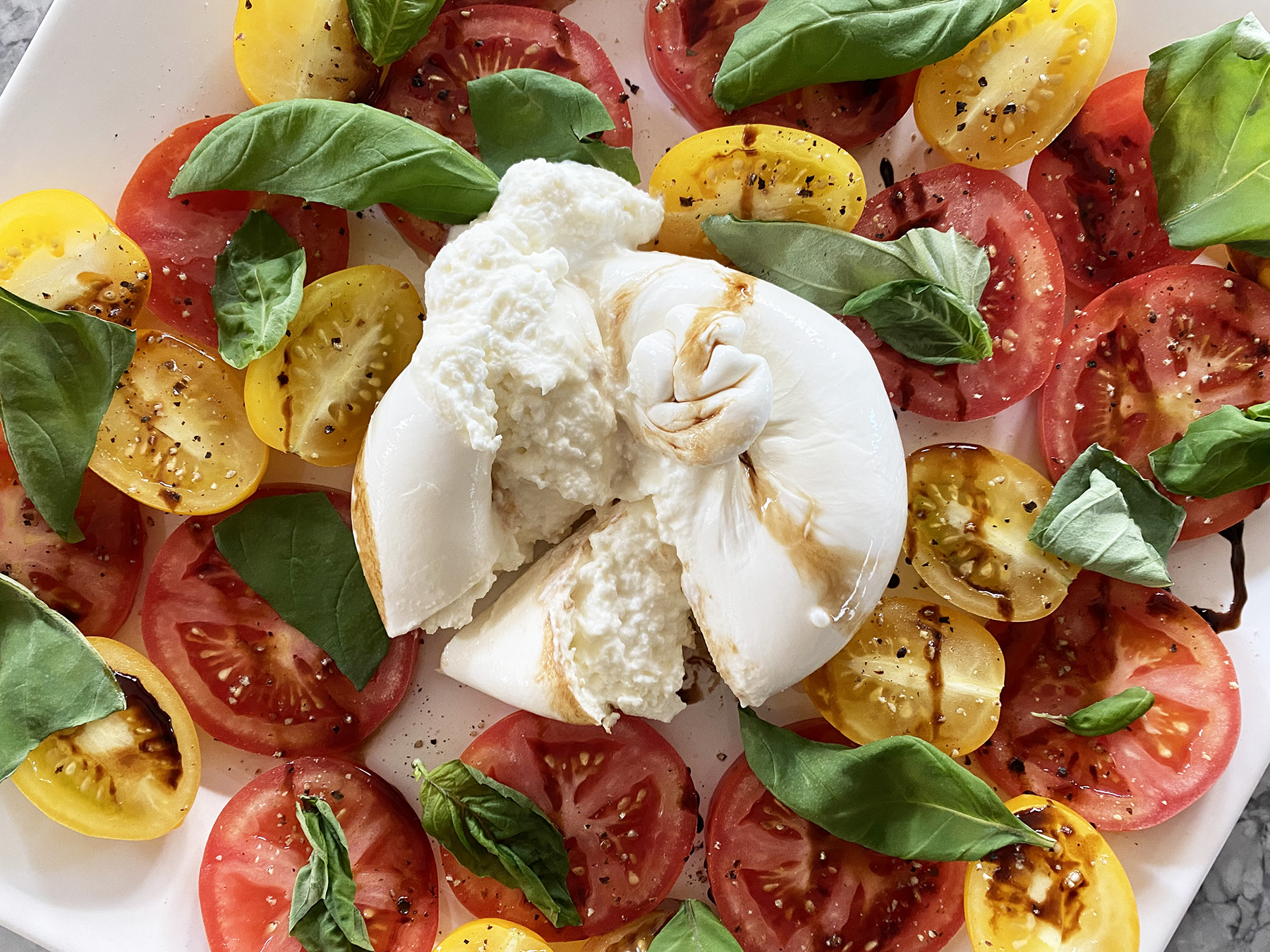 Tomato Burrata Salad