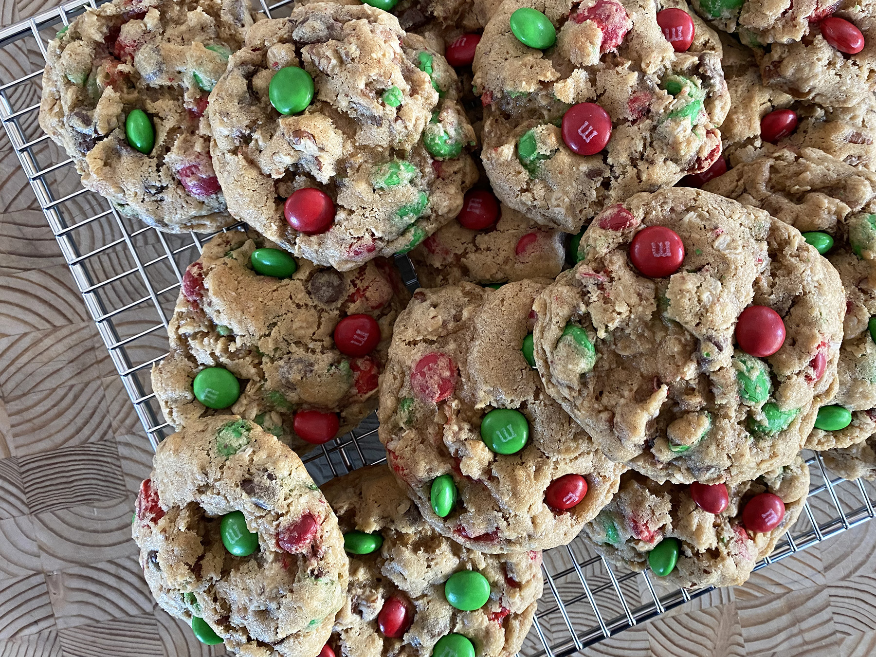 Holiday Cowboy Cookies