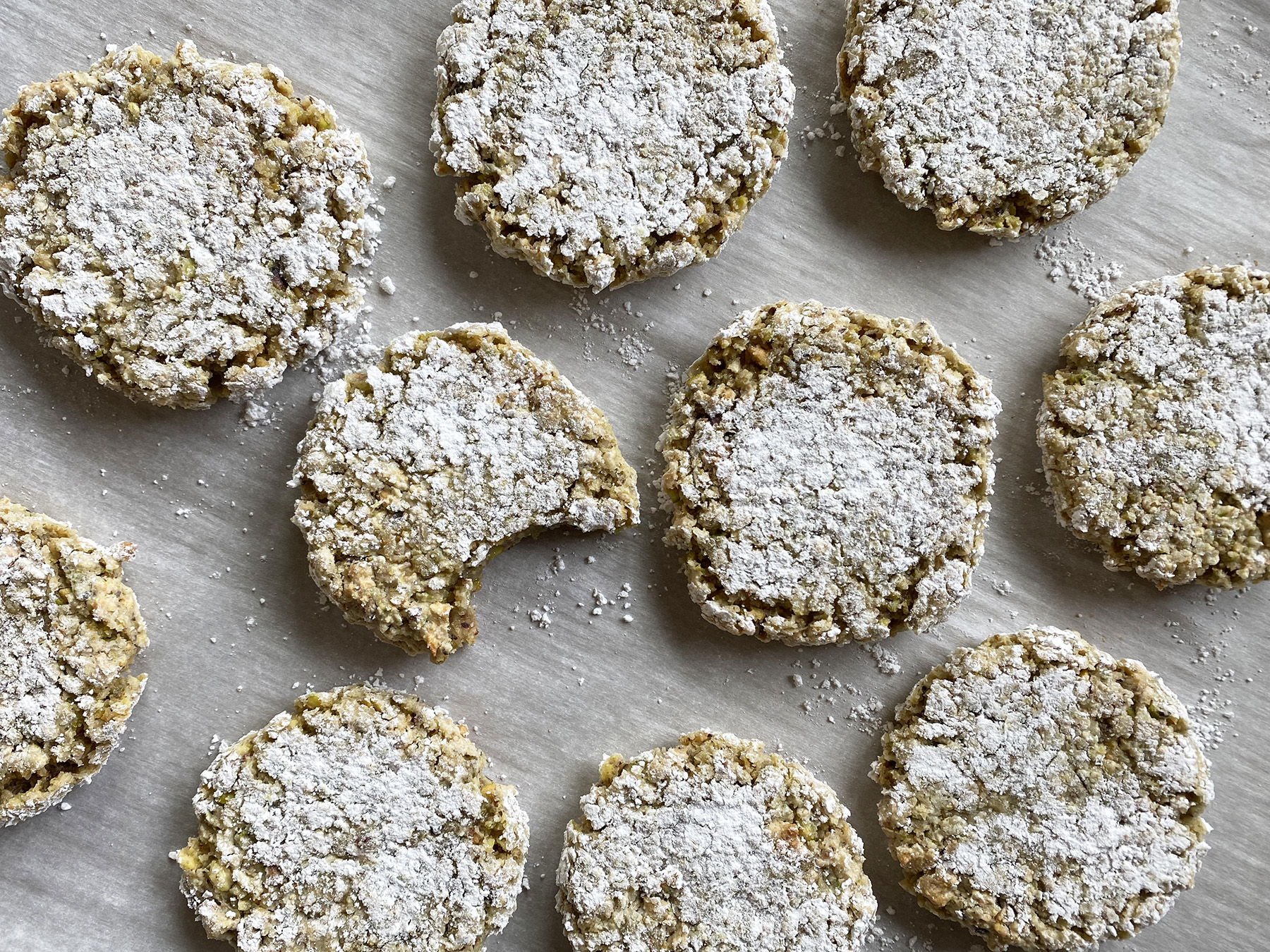 Pistachio Smash Cookies