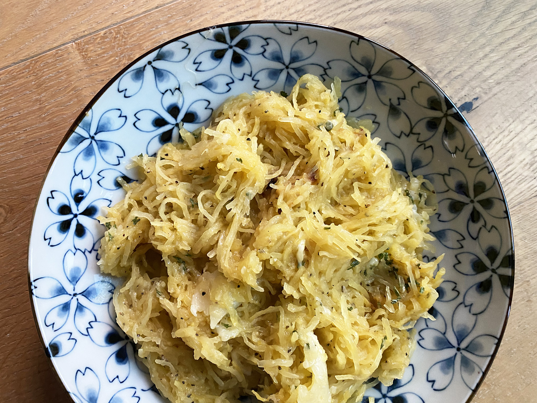 Spaghetti Squash (with Garlic and Parmesan)