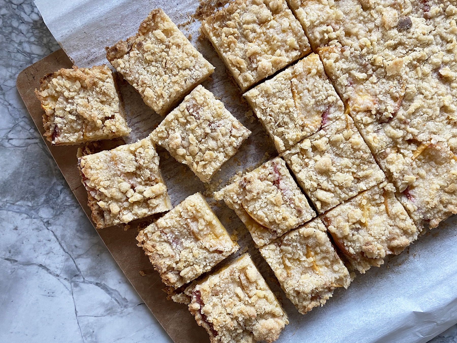 Peach Shortbread