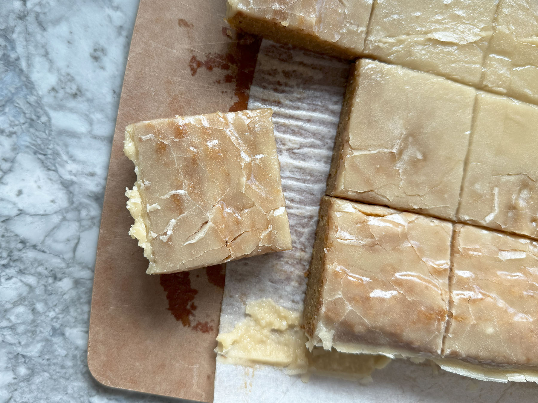 Brown Butter Maple Blondies