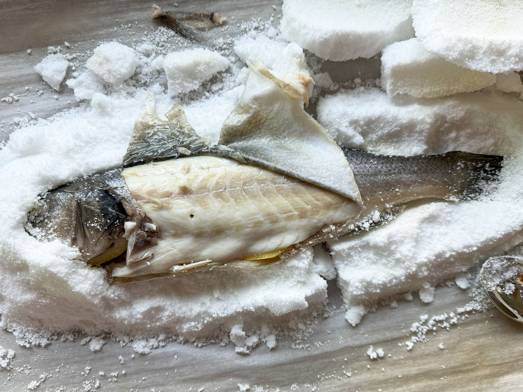 Salt-Baked Whole Fish (with Lemon and Fresh Herbs)