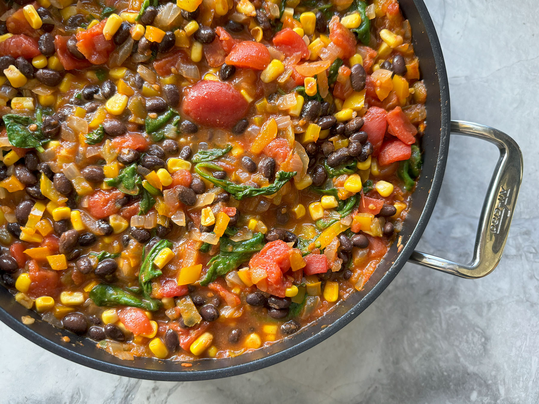 Black Bean and Vegetable Bake