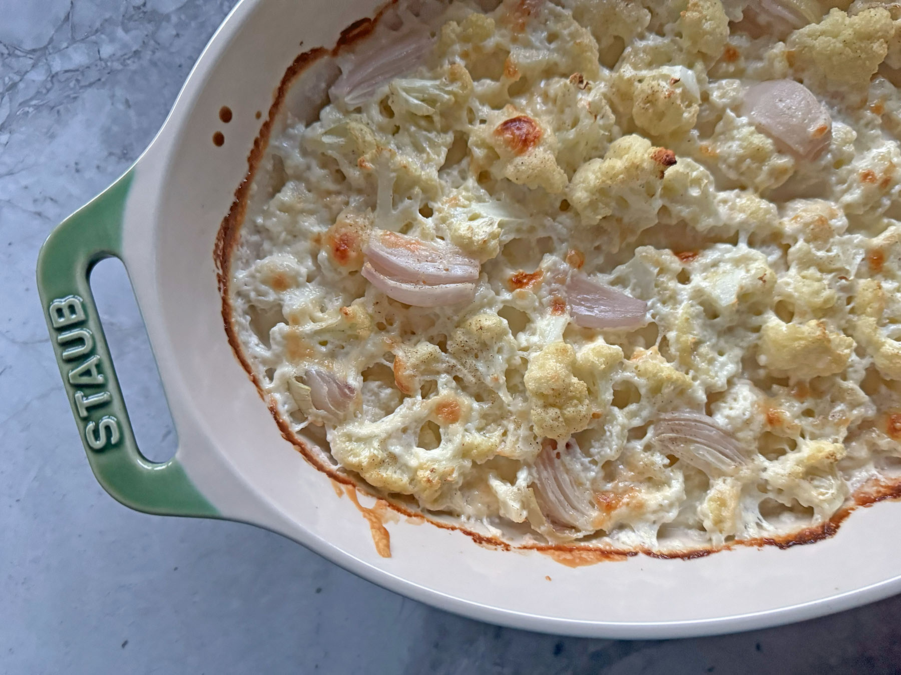 Cheesy Baked Cauliflower and Fennel