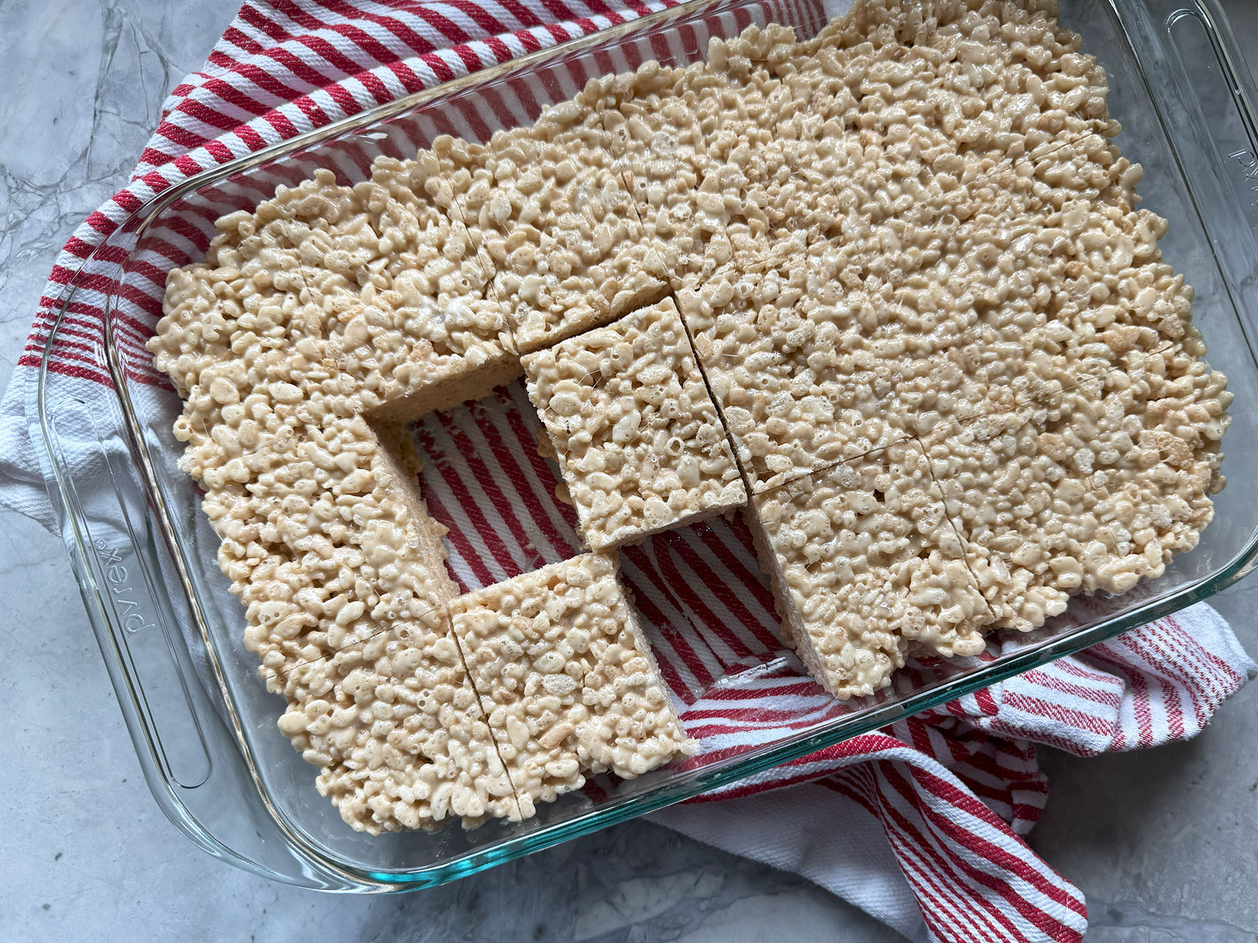 Caramel Rice Krispie Treats