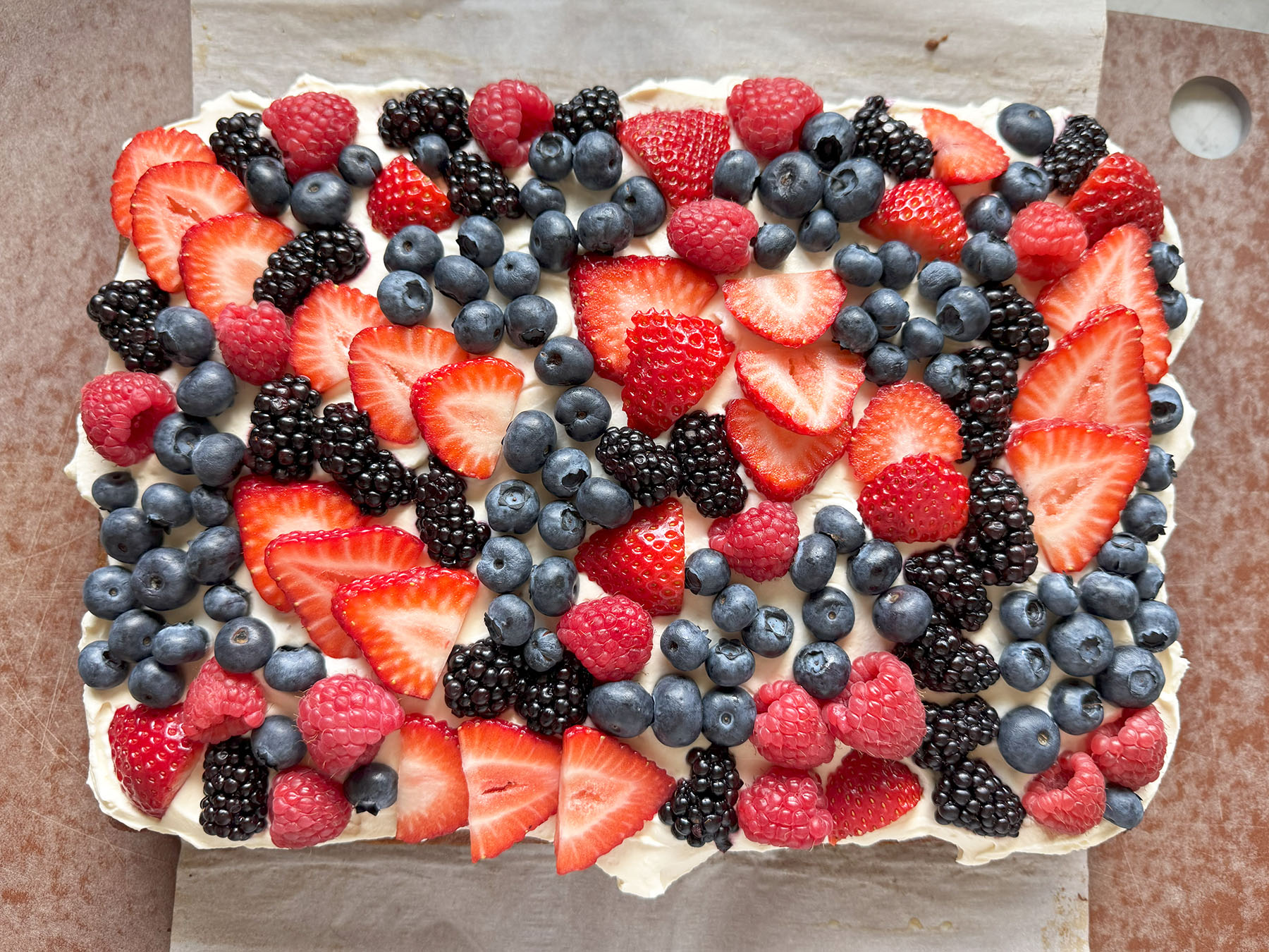 Berries and Cream Cake