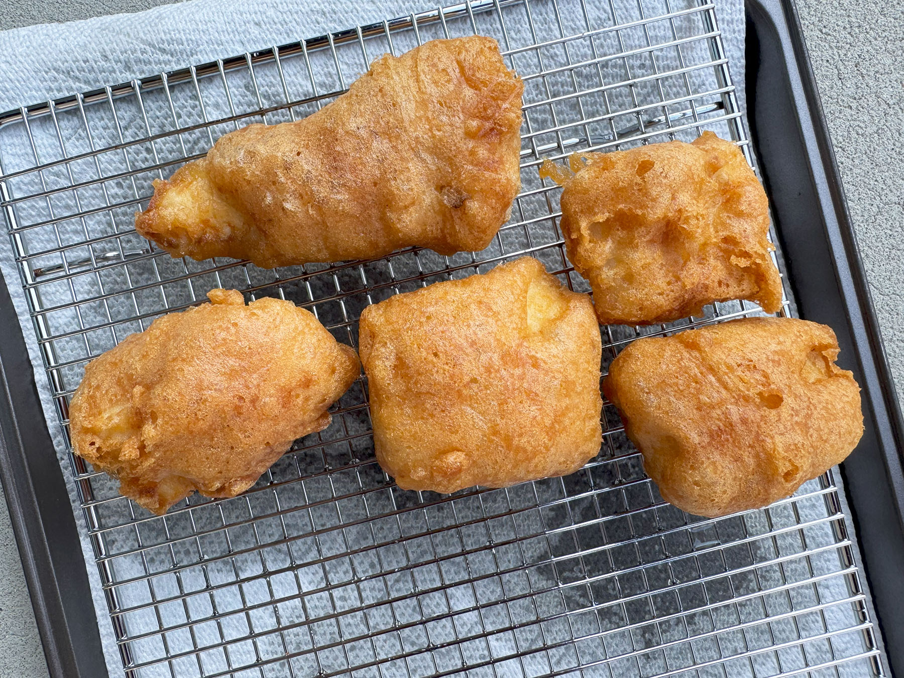 Crispy Beer Battered Fried Fish