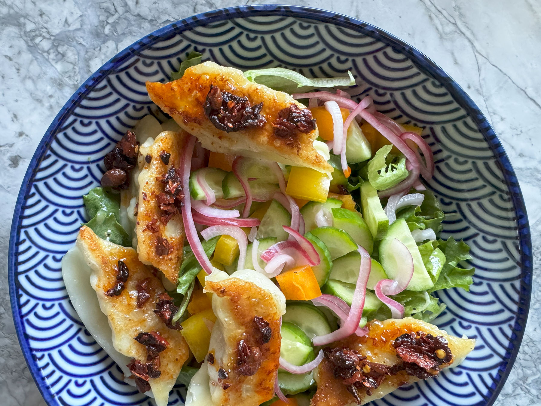Dumpling Salad