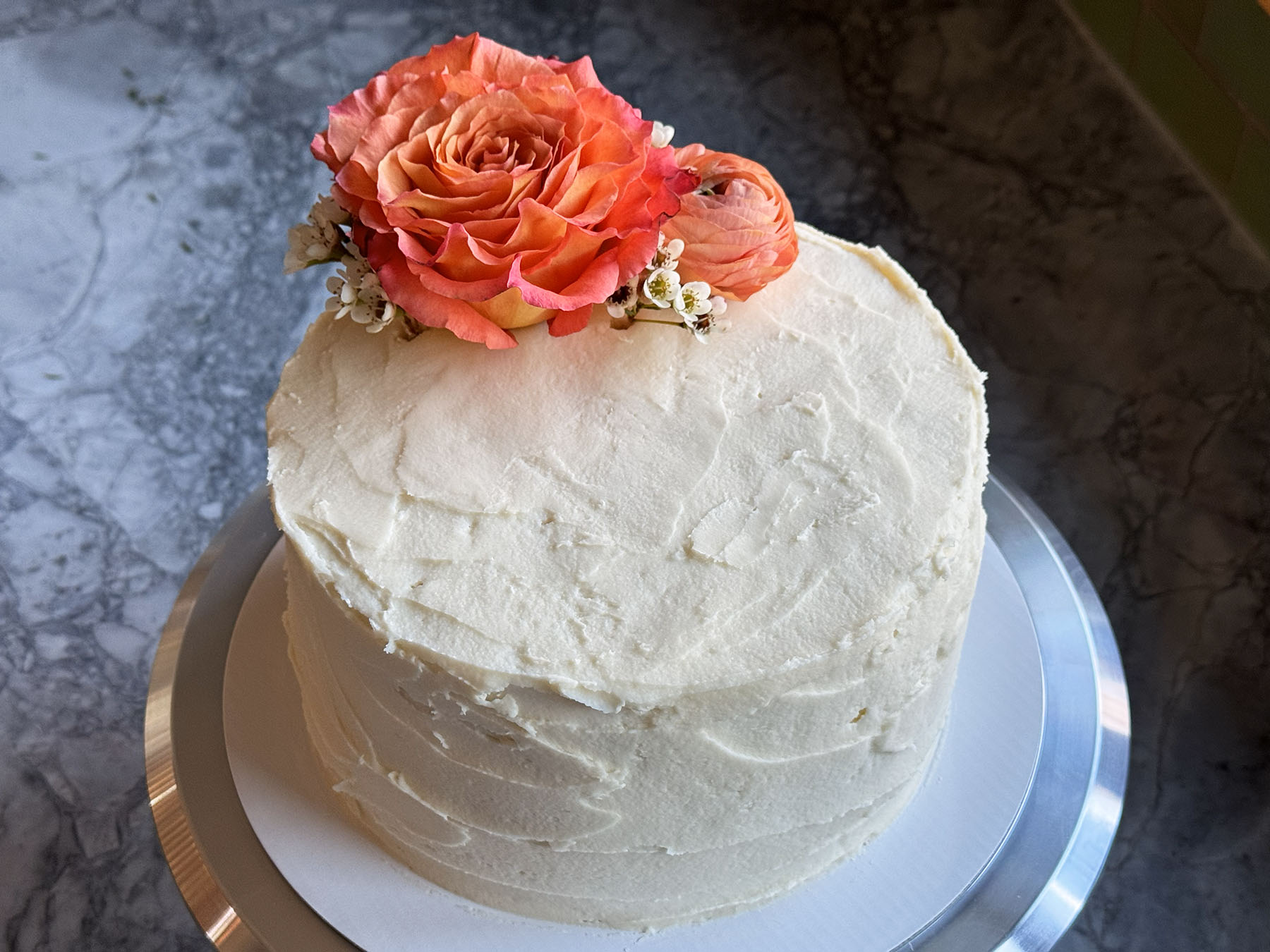 3-Layer 8″ Lemon Cake (with Lemon Cream Cheese Buttercream)