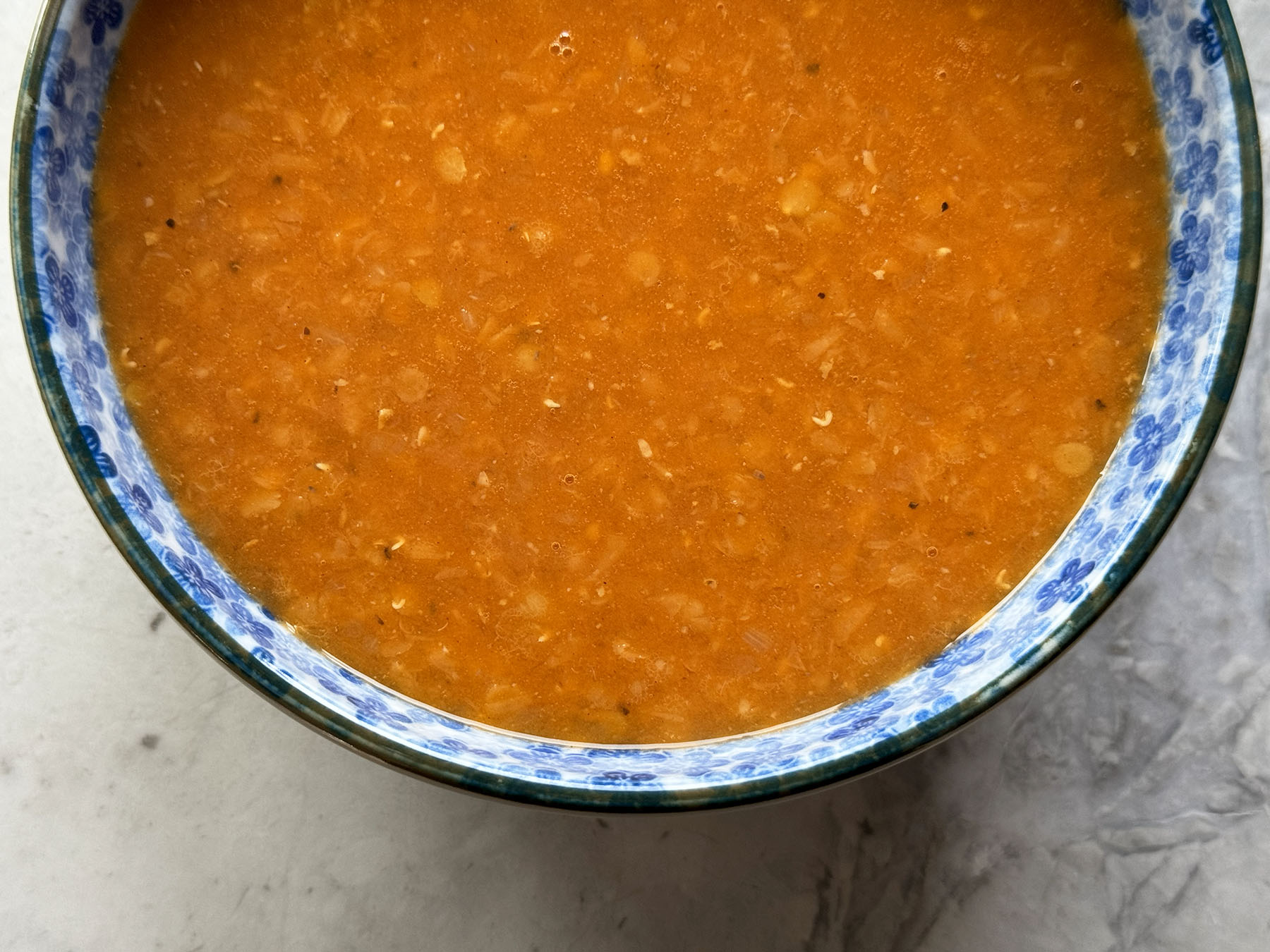 Spiced Red Lentil Soup