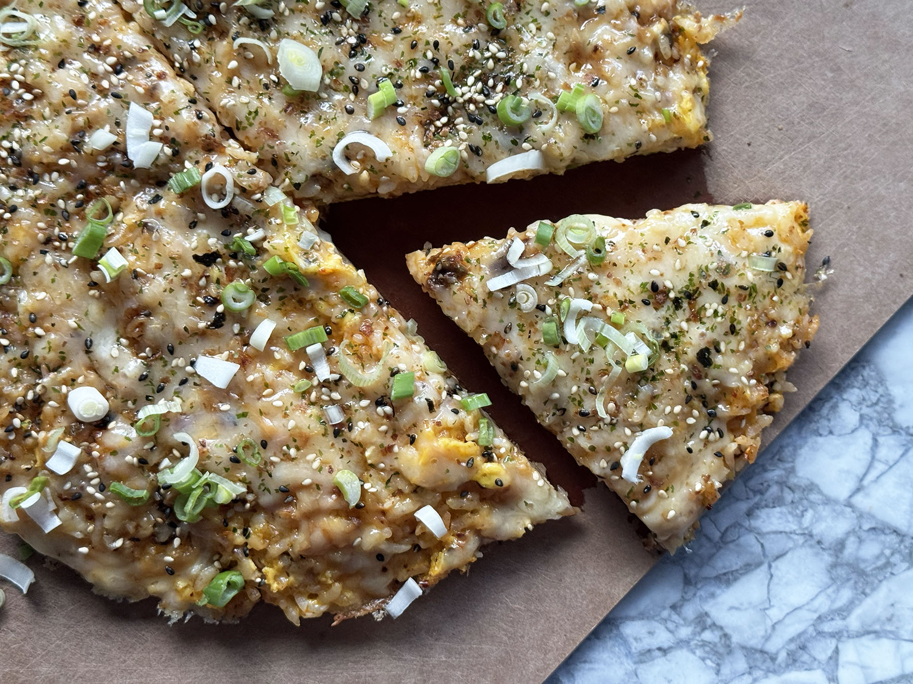 Crispy Rice Omelette