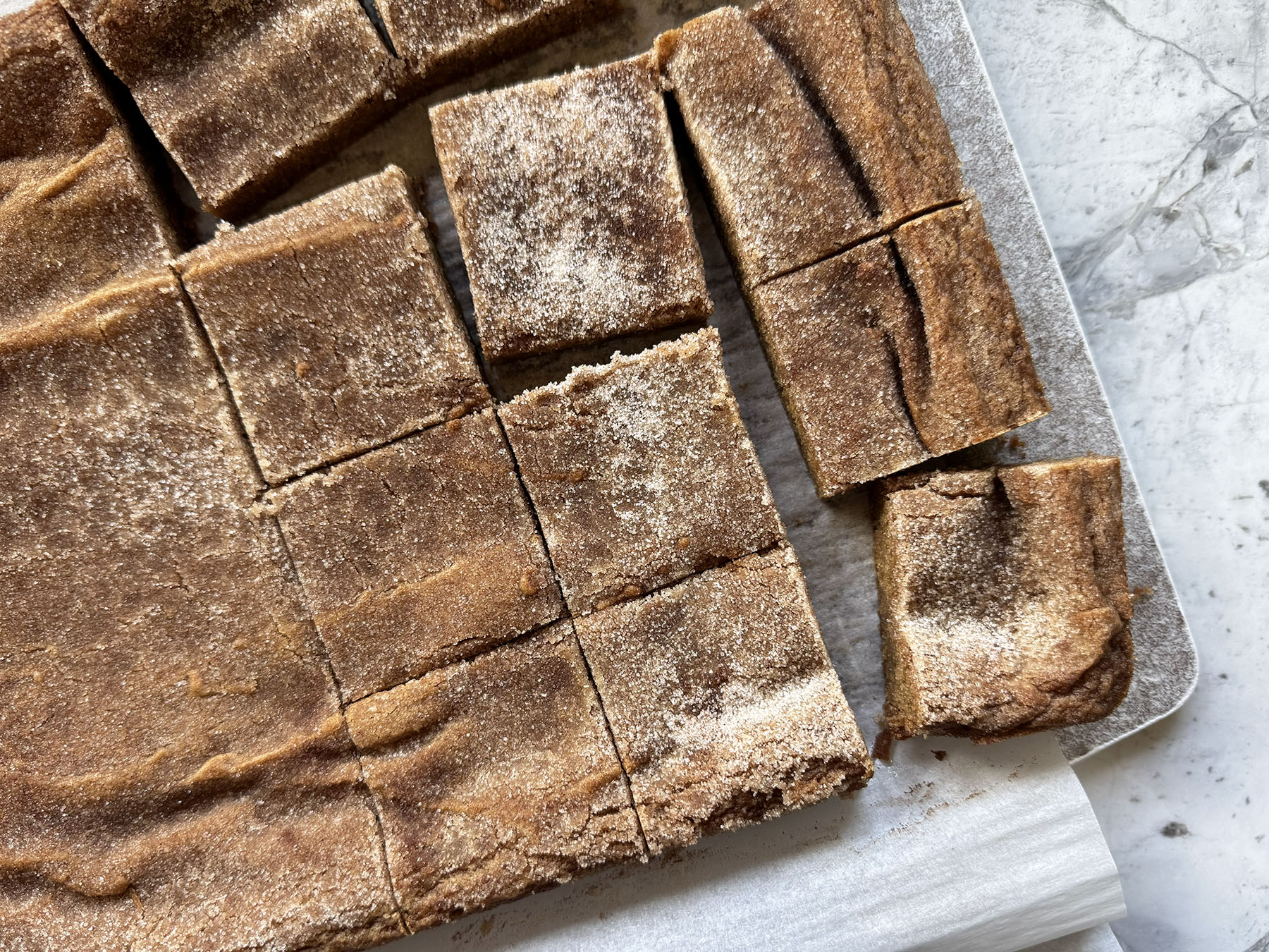 Brown Butter Snickerdoodle Blondies